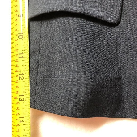 Aritzia Talula Navy Exeter Boyfriend Wool Blend Blazer Size 4 - Picture 10 of 11